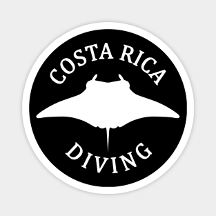 Costa Rica Manta Ray Scuba Diving Magnet